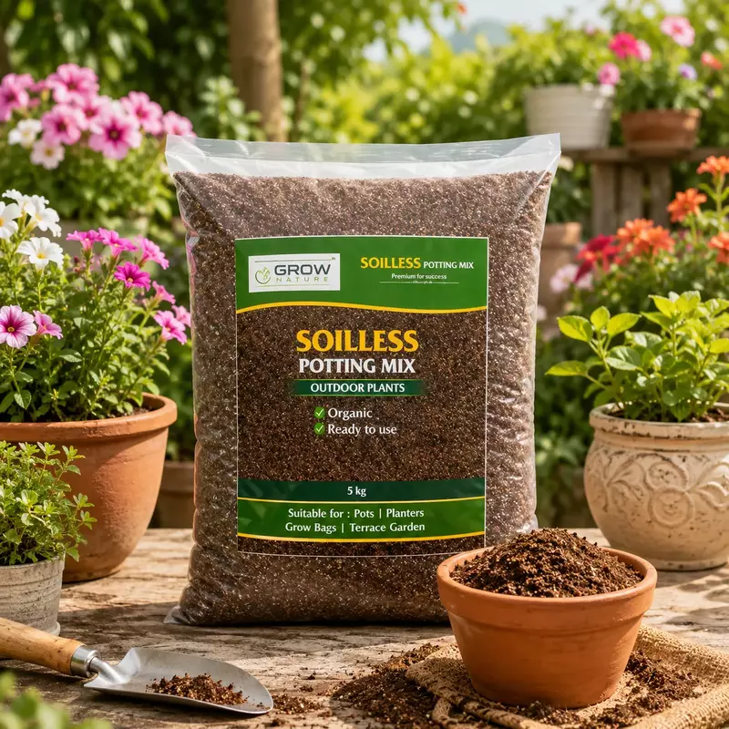 Soilless Potting Mix For Outdoor Plants